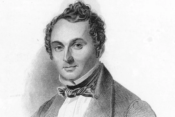 Albert Lortzing - ein Stahlstich von Andrew Duncan nach einer Vorlage des österreichischen Malers Johann Heinrich Schramm