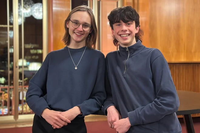 Die Jungen Reporter der Oper Leipzig: Benno Benesch und Gustav Louis
